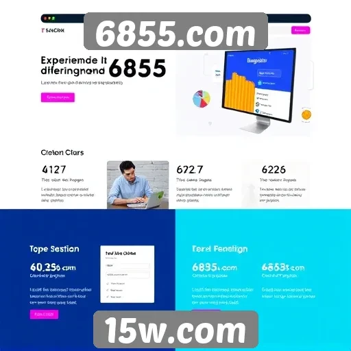 Comparativo de experiência do usuário no 6855.com